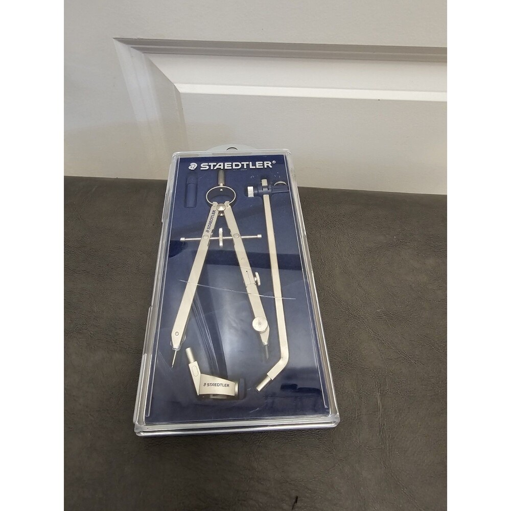 STAEDTLER Precision Drafting Compass Geometry Math Set with Case